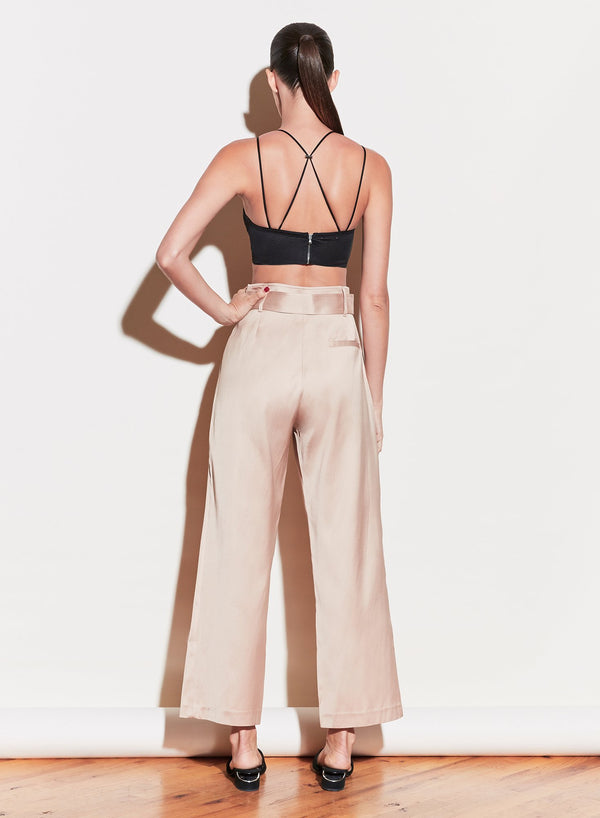 Safari - Twill Belted Trouser | Fleur du Mal - DEMO