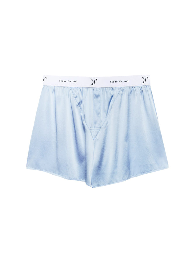 Ice - Unisex Washable Silk Boxers | Fleur du Mal - DEMO