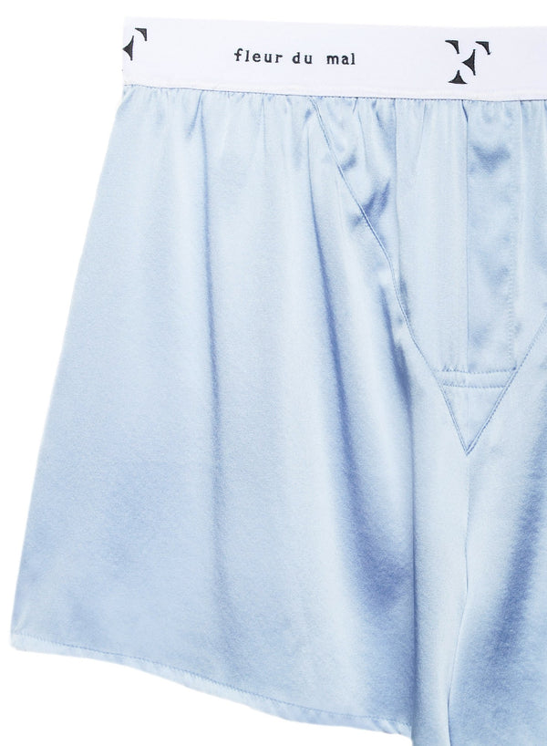 Ice - Unisex Washable Silk Boxers | Fleur du Mal - DEMO