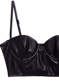 Vegan Leather Bustier