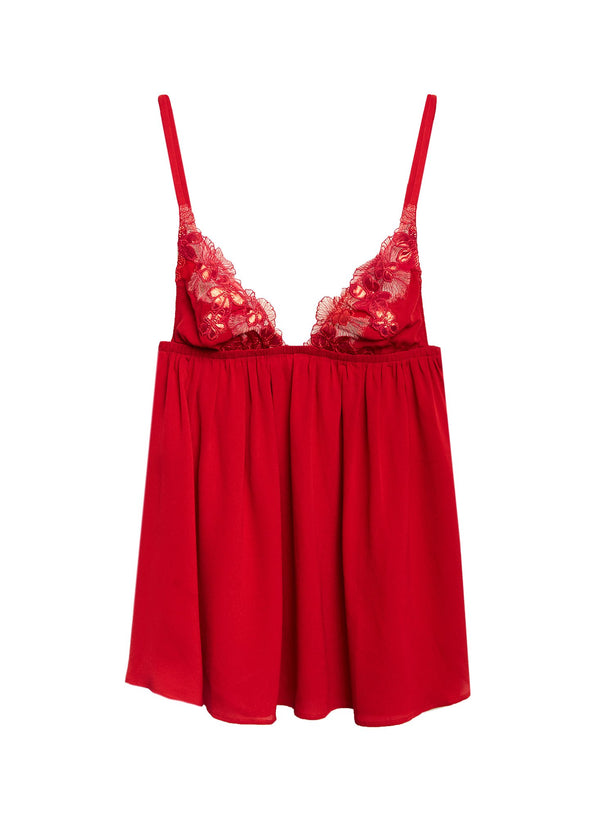 Rouge - Violet Lace Babydoll | Fleur du Mal - DEMO