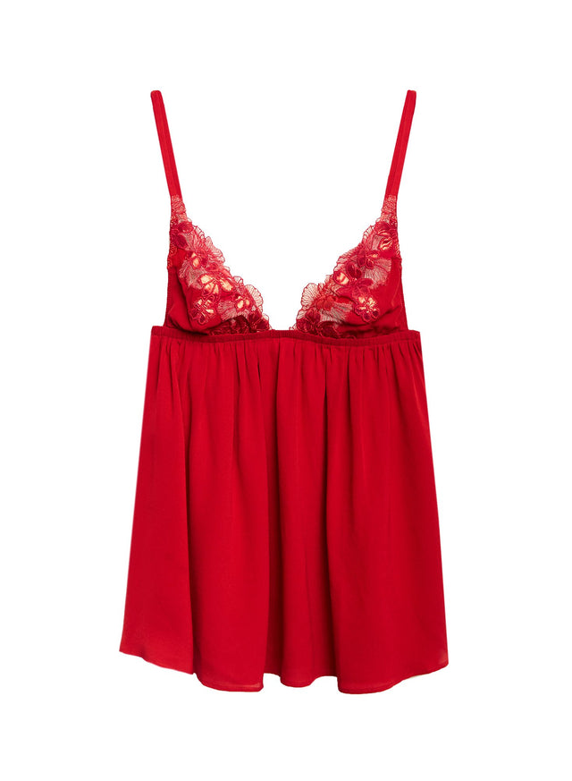 Rouge - Violet Lace Babydoll | Fleur du Mal - DEMO