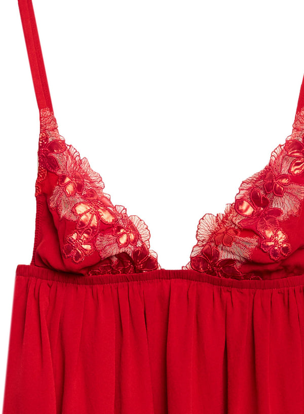 Rouge - Violet Lace Babydoll | Fleur du Mal - DEMO