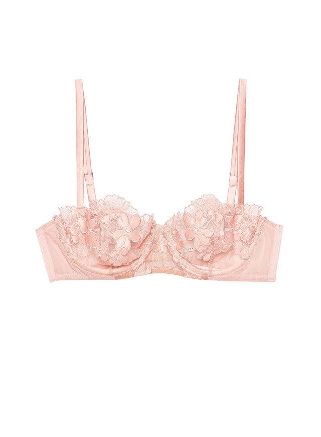 Vintage blush - Violet Balconette Bra | Fleur du Mal - DEMO