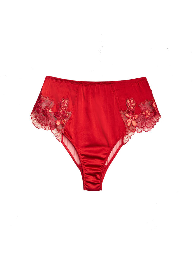 Rouge - Violet High Waist Panty | Fleur du Mal - DEMO