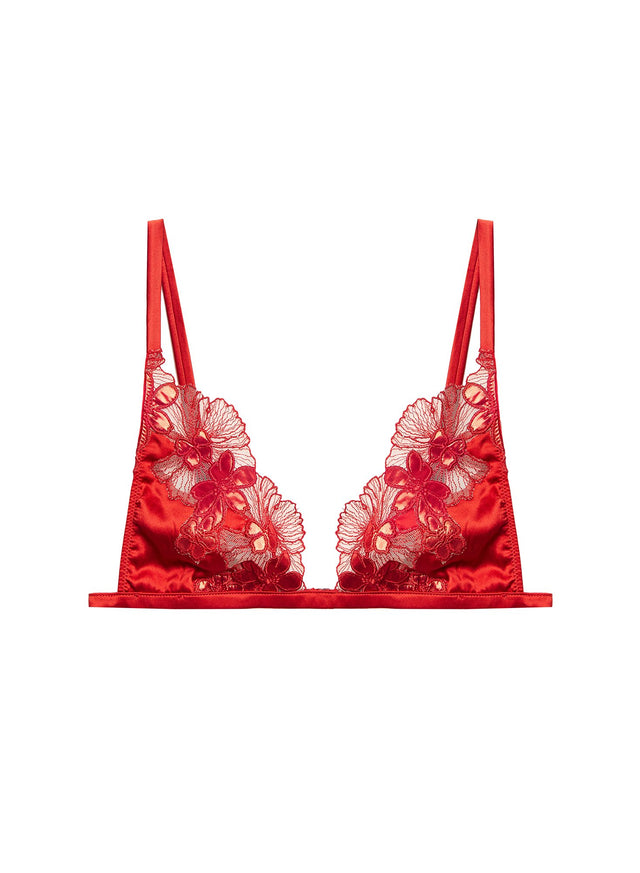 Rouge - Violet Triangle Bra | Fleur du Mal - DEMO