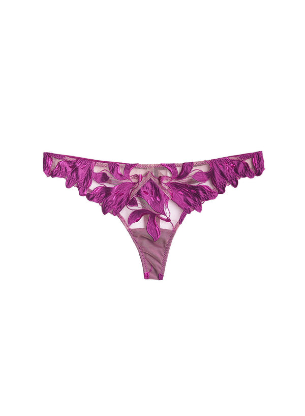 Vixen - Lily Embroidery Hipster Thong | Fleur du Mal - DEMO
