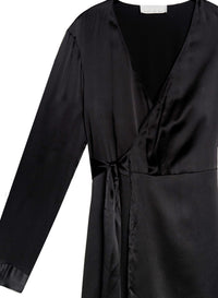 Washable Silk Wrap Robe