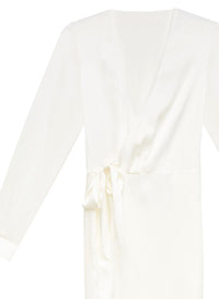 Washable Silk Wrap Robe