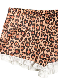 Washable Silk Ruffle Shorts