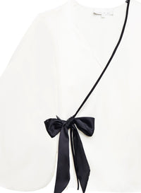 Washable Silk Wrap PJ Top
