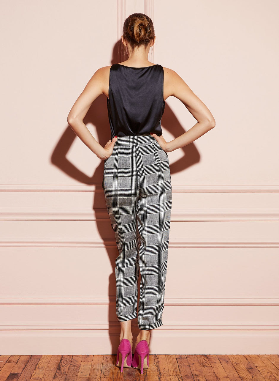 Black - Scoop Neck Cami | Fleur du Mal - DEMO