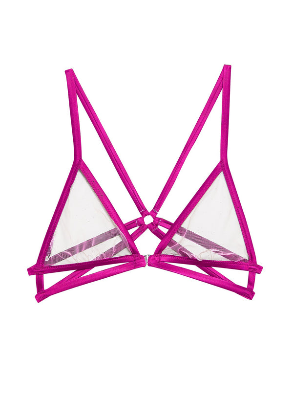 Bougainvillea - Strappy Bondage Bra | Fleur du Mal - DEMO