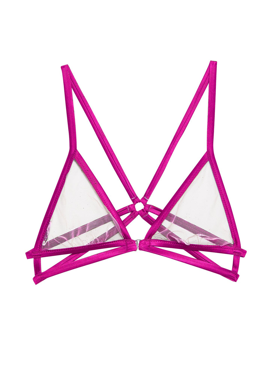 Bougainvillea - Strappy Bondage Bra | Fleur du Mal - DEMO