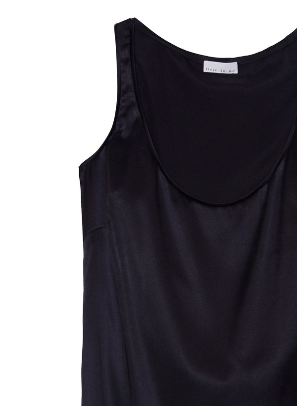 Black - Scoop Neck Cami | Fleur du Mal - DEMO