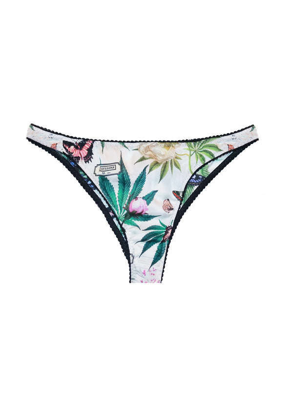 Papillon-white - Botanical Printed Cheeky | Fleur du Mal - DEMO