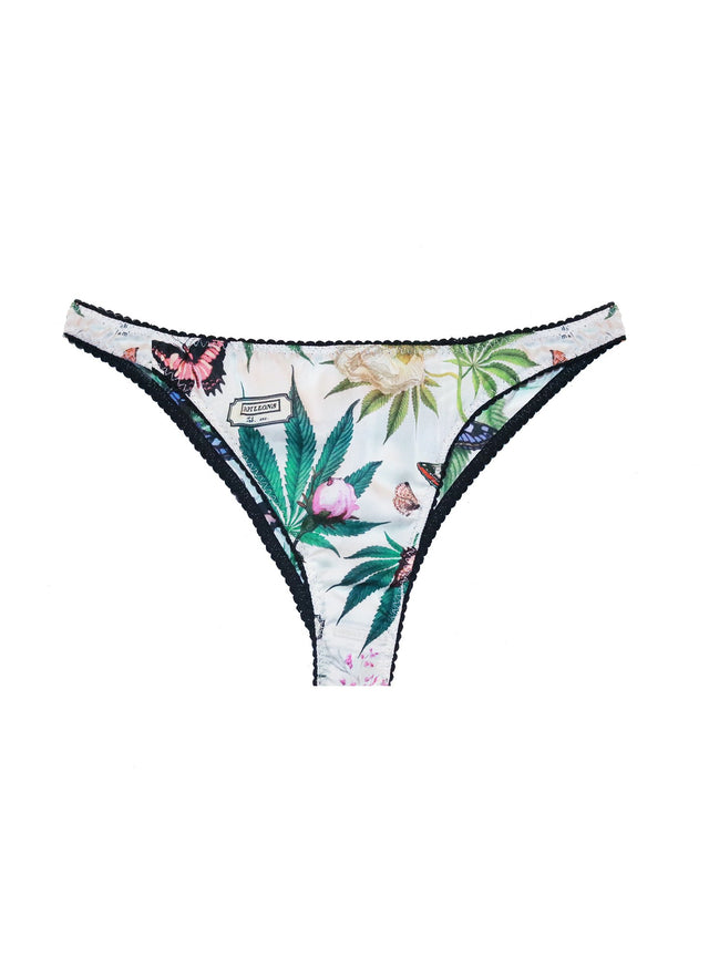 Papillon-white - Botanical Printed Cheeky | Fleur du Mal - DEMO