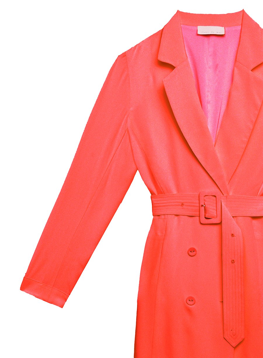 Belted Blazer Dress