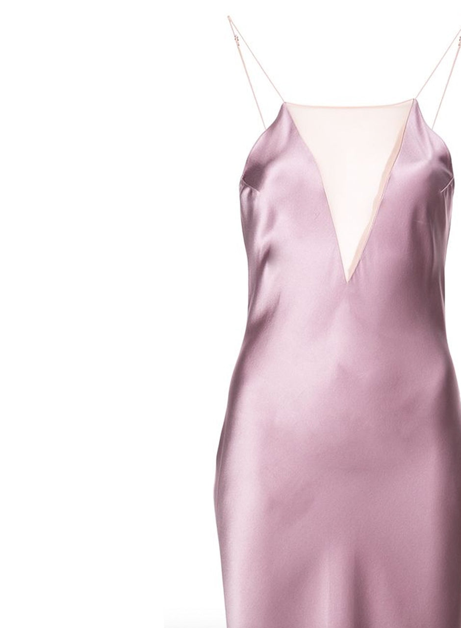 Wisteria - Sheer Plunge Bias Slip | Fleur du Mal - DEMO