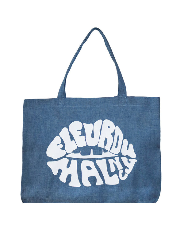 Denim white - Rendezvous Bag | Fleur du Mal - DEMO