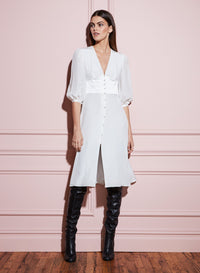 Corset V-Neck Dress