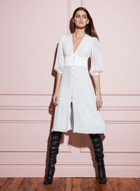 Corset V-Neck Dress